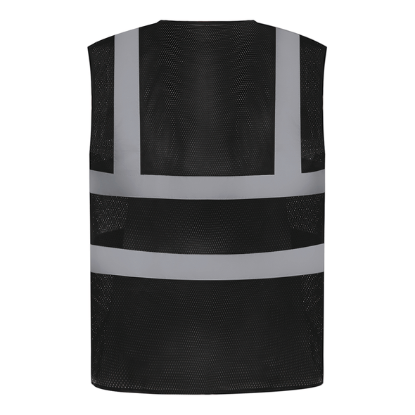 Yoko | Vest met hoge zichtbaarheid van geperforeerd gaas.